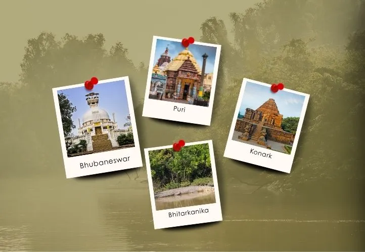 Golden Triangle Odisha With Bhitarkanika