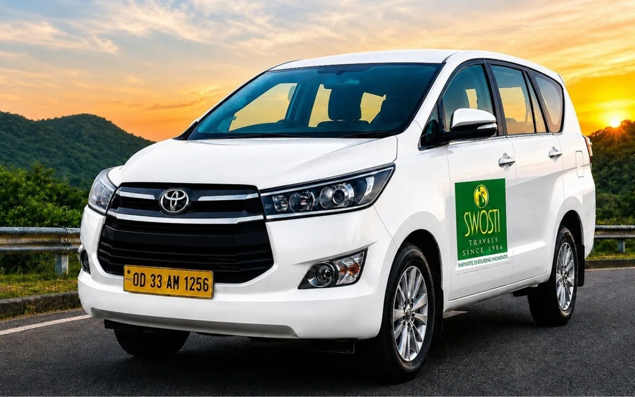 Swosti Travels — AC Innova Crysta for family tours in Odisha
