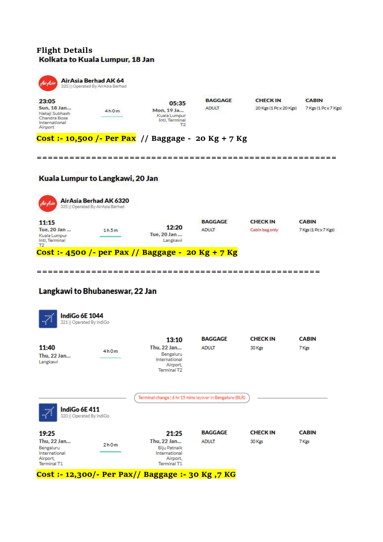 Malaysia & Langkawi Tour Package 5N6D